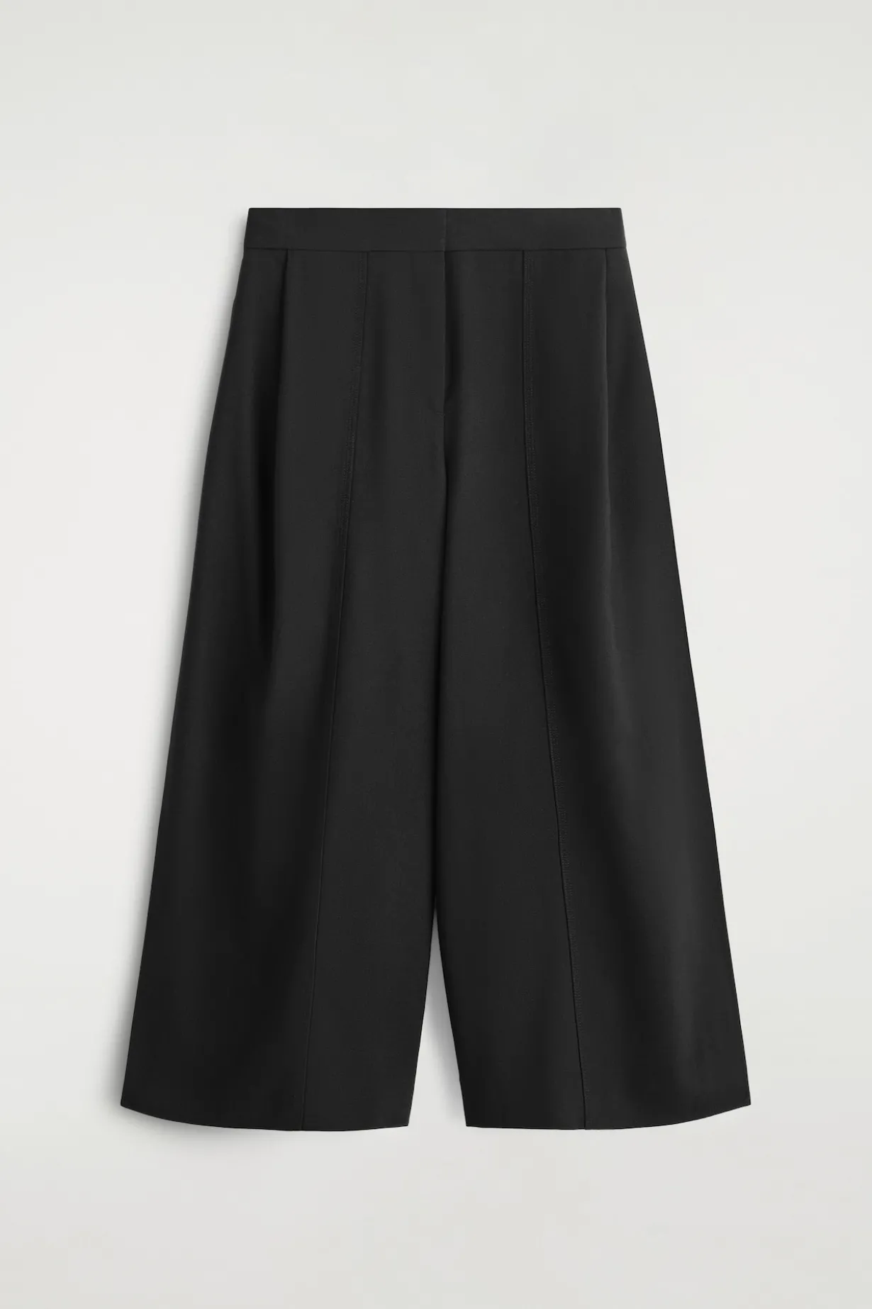 CULOTTES AUS MERINOWOLL-MIX MIT FALTEN