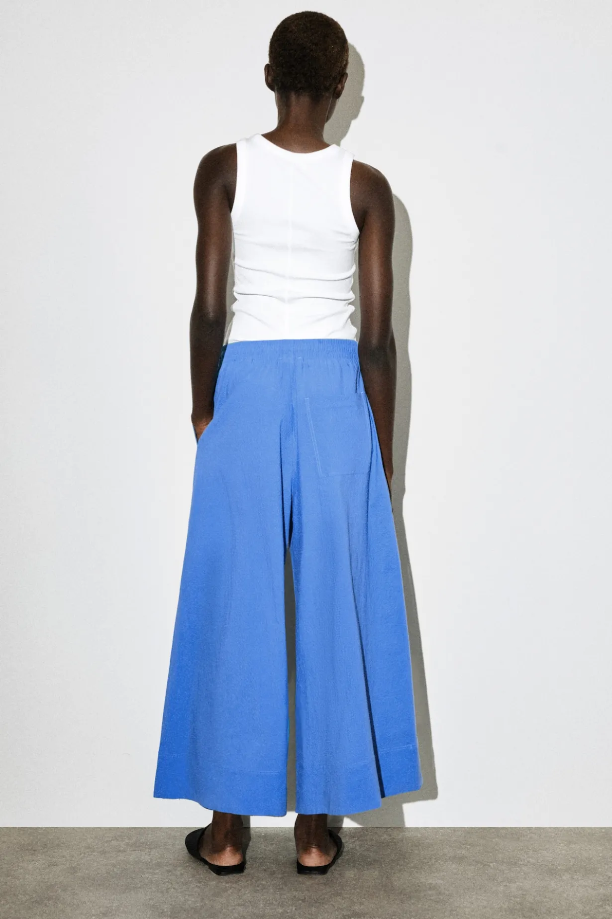 CULOTTES AUS SEERSUCKER