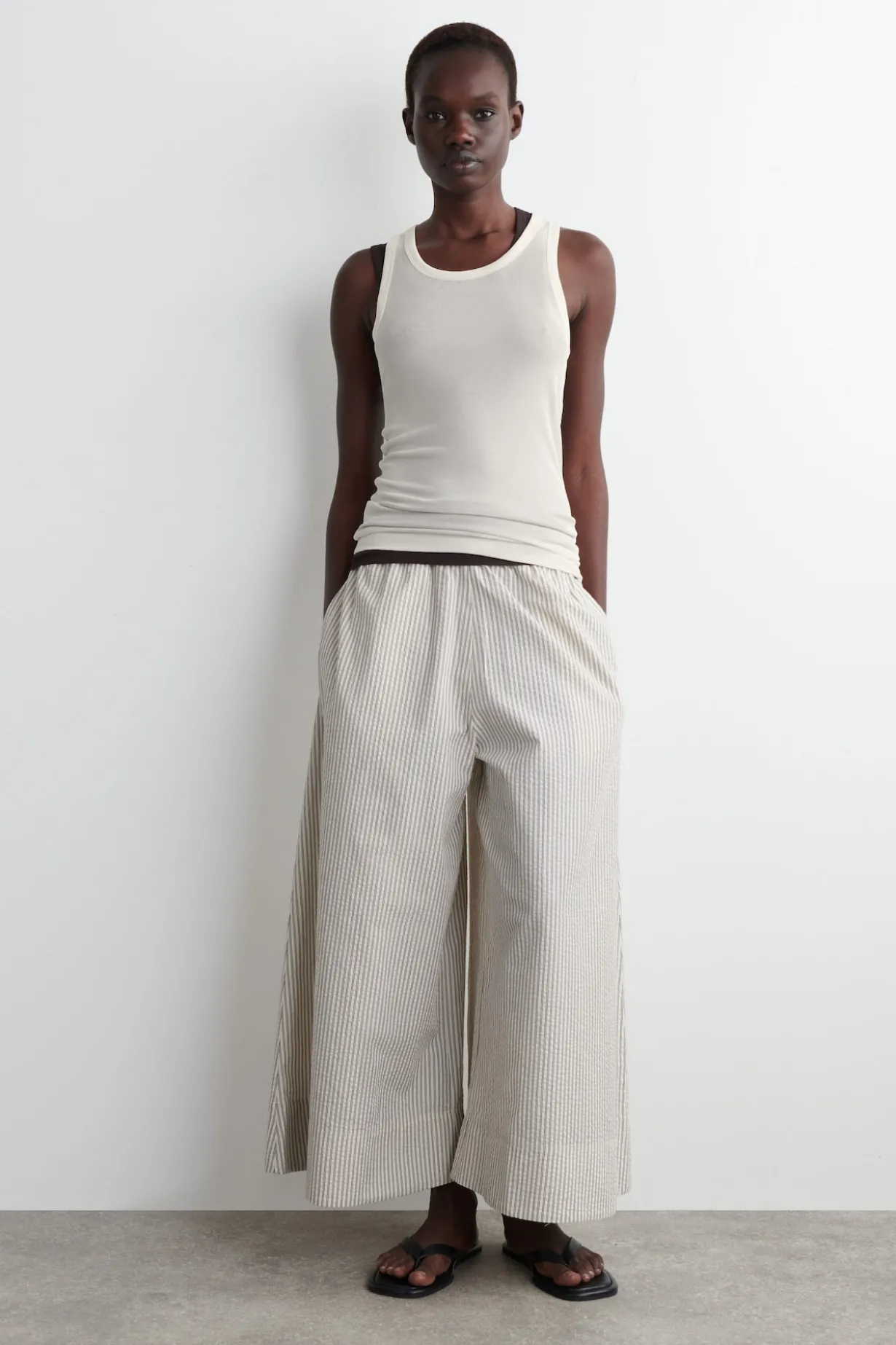 CULOTTES AUS SEERSUCKER