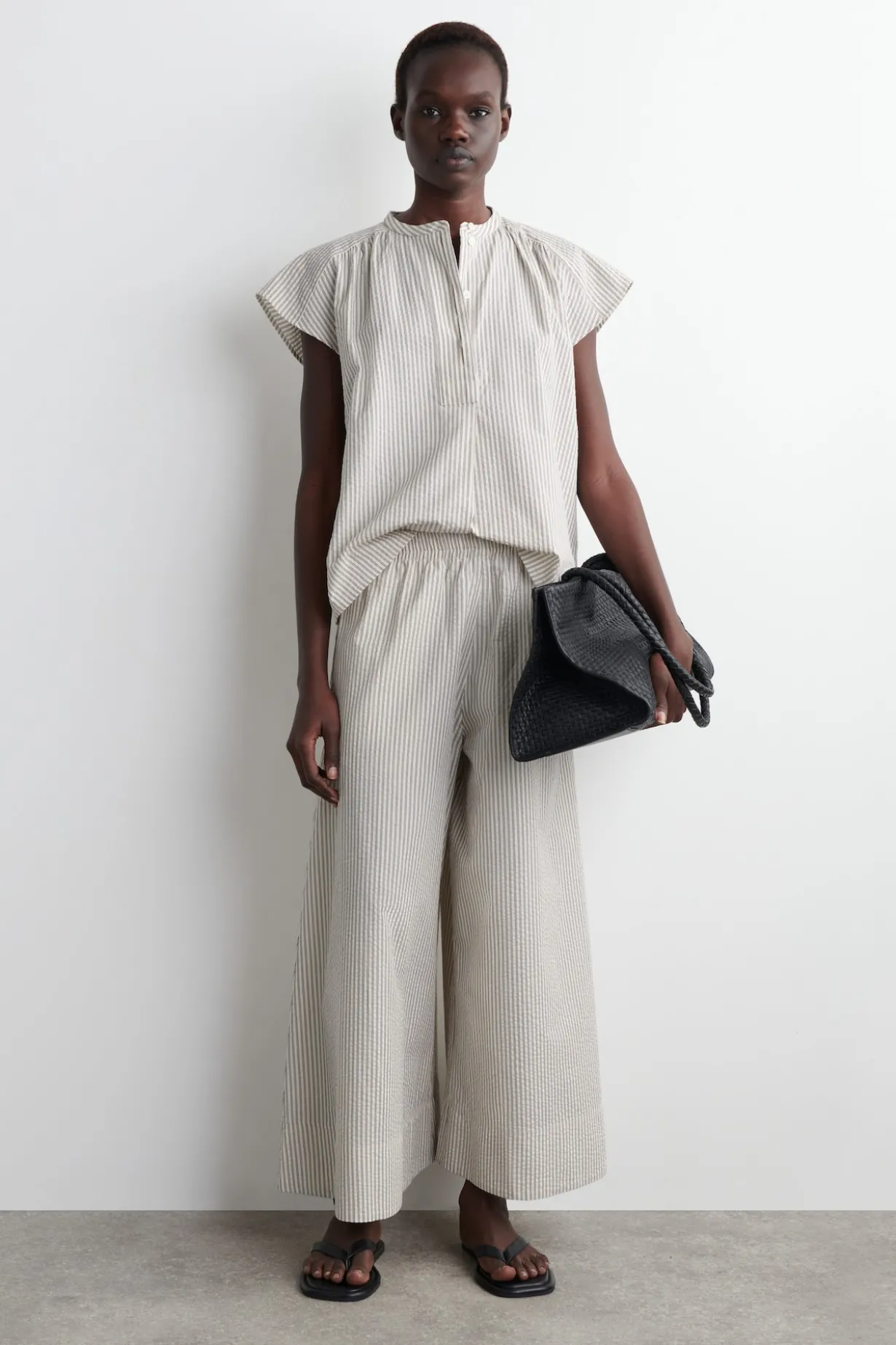 CULOTTES AUS SEERSUCKER