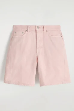 DENIMSHORTS MIT GERADEM BEIN
