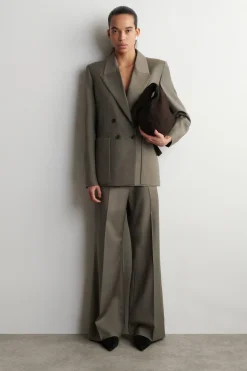 DOPPELREIHIGER BLAZER AUS WOLL-TWILL