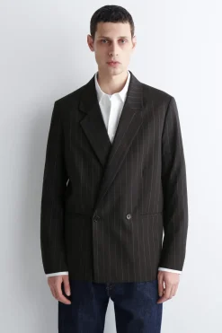 DOPPELREIHIGER BLAZER MIT NADELSTREIFEN