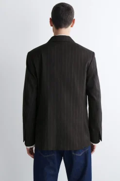 DOPPELREIHIGER BLAZER MIT NADELSTREIFEN