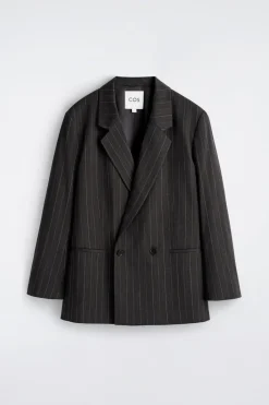 DOPPELREIHIGER BLAZER MIT NADELSTREIFEN
