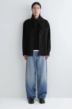 DOUBLEFACE-HEMDJACKE AUS WOLLE