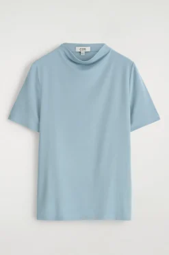DRAPIERTES JERSEY-T-SHIRT