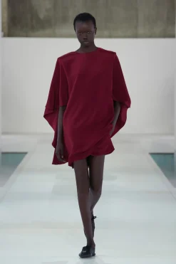 DRAPIERTES SEIDENMINIKLEID