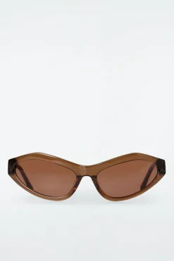ECKIGE CAT-EYE-SONNENBRILLE