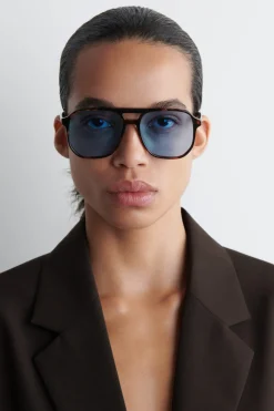 ECKIGE OVERSIZED-PILOTENSONNENBRILLE