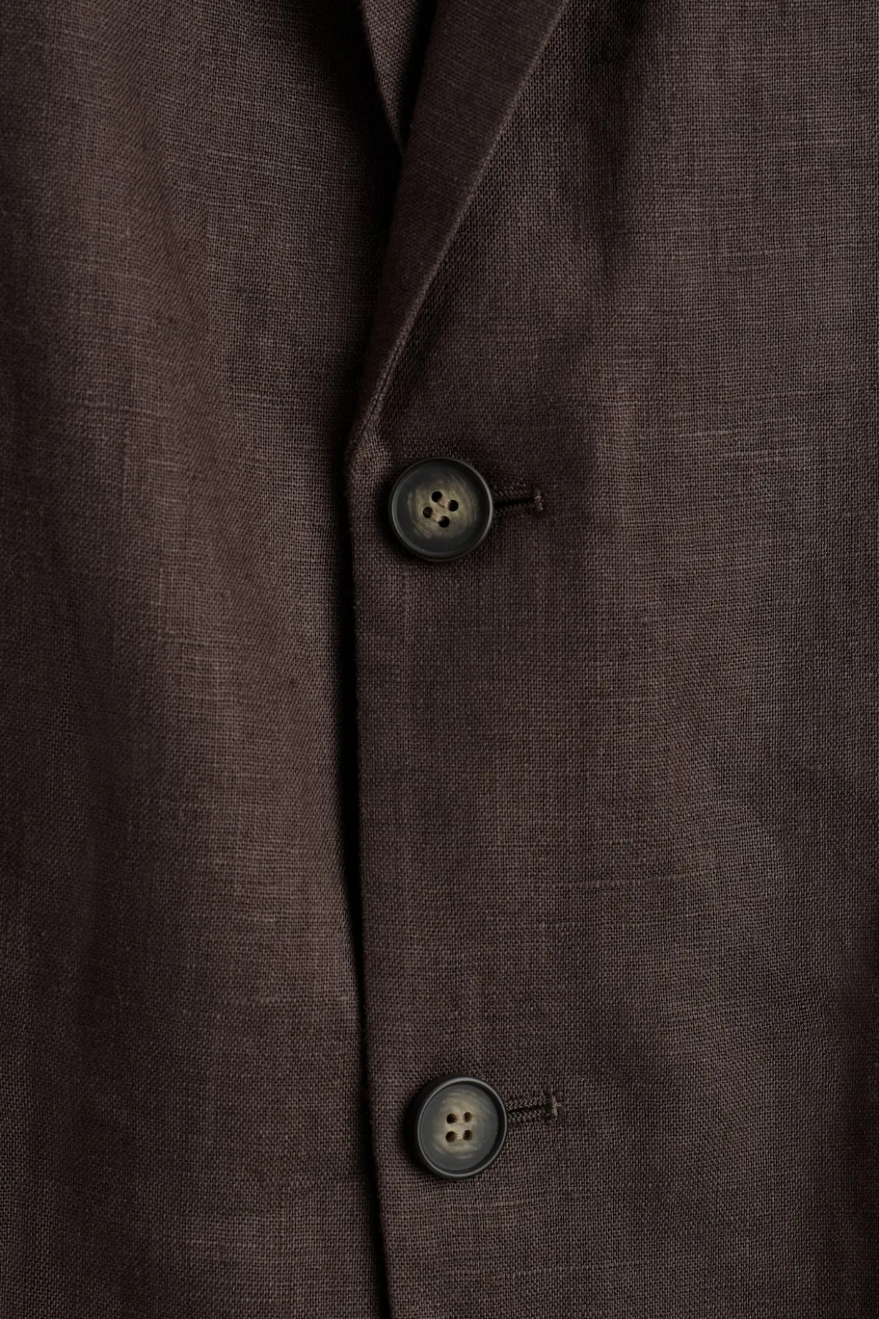 EINREIHIGER BLAZER AUS LEINEN