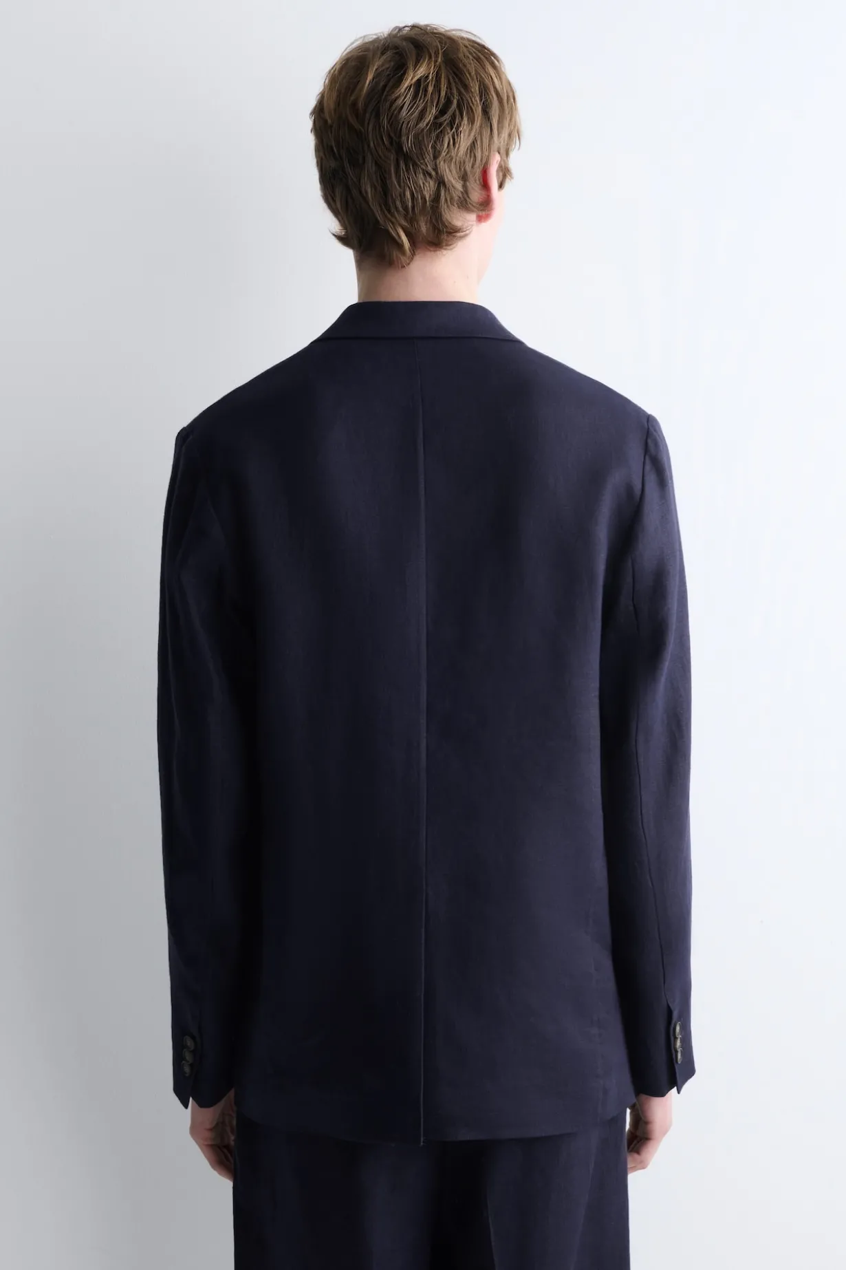 EINREIHIGER BLAZER AUS LEINEN