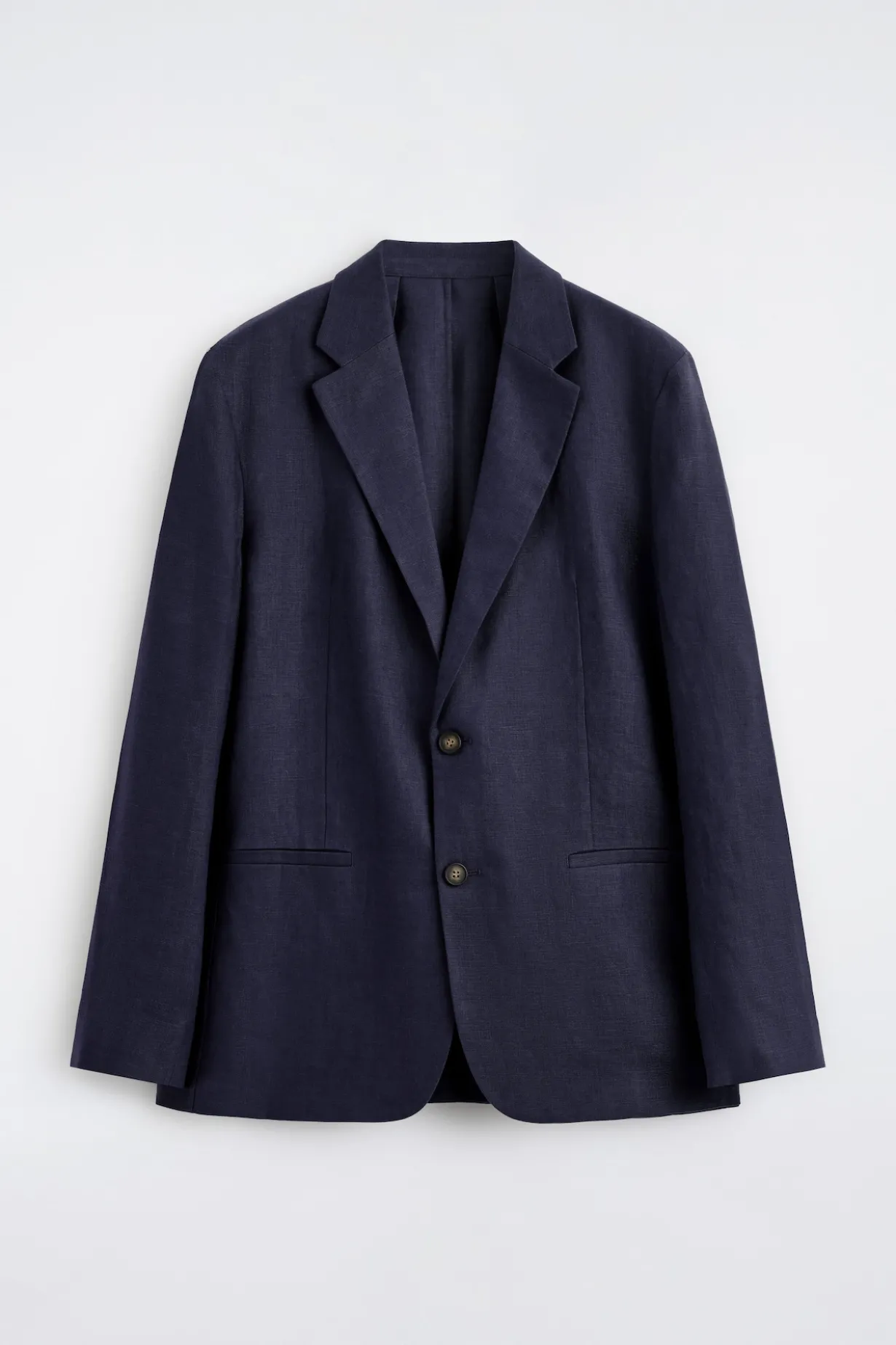 EINREIHIGER BLAZER AUS LEINEN