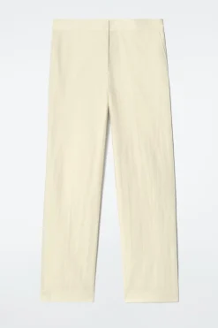 ELEGANTE BAUMWOLLHOSE MIT GERADEM BEIN