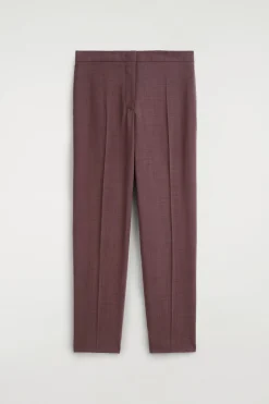 ELEGANTE HOSE AUS WOLLE MIT GERADEM BEIN