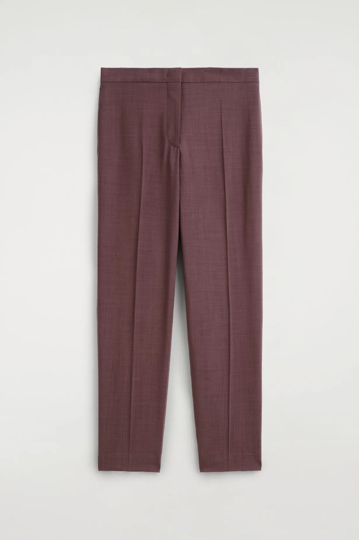 ELEGANTE HOSE AUS WOLLE MIT GERADEM BEIN