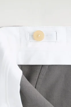 ELEGANTE HOSE AUS WOLLE MIT GERADEM BEIN