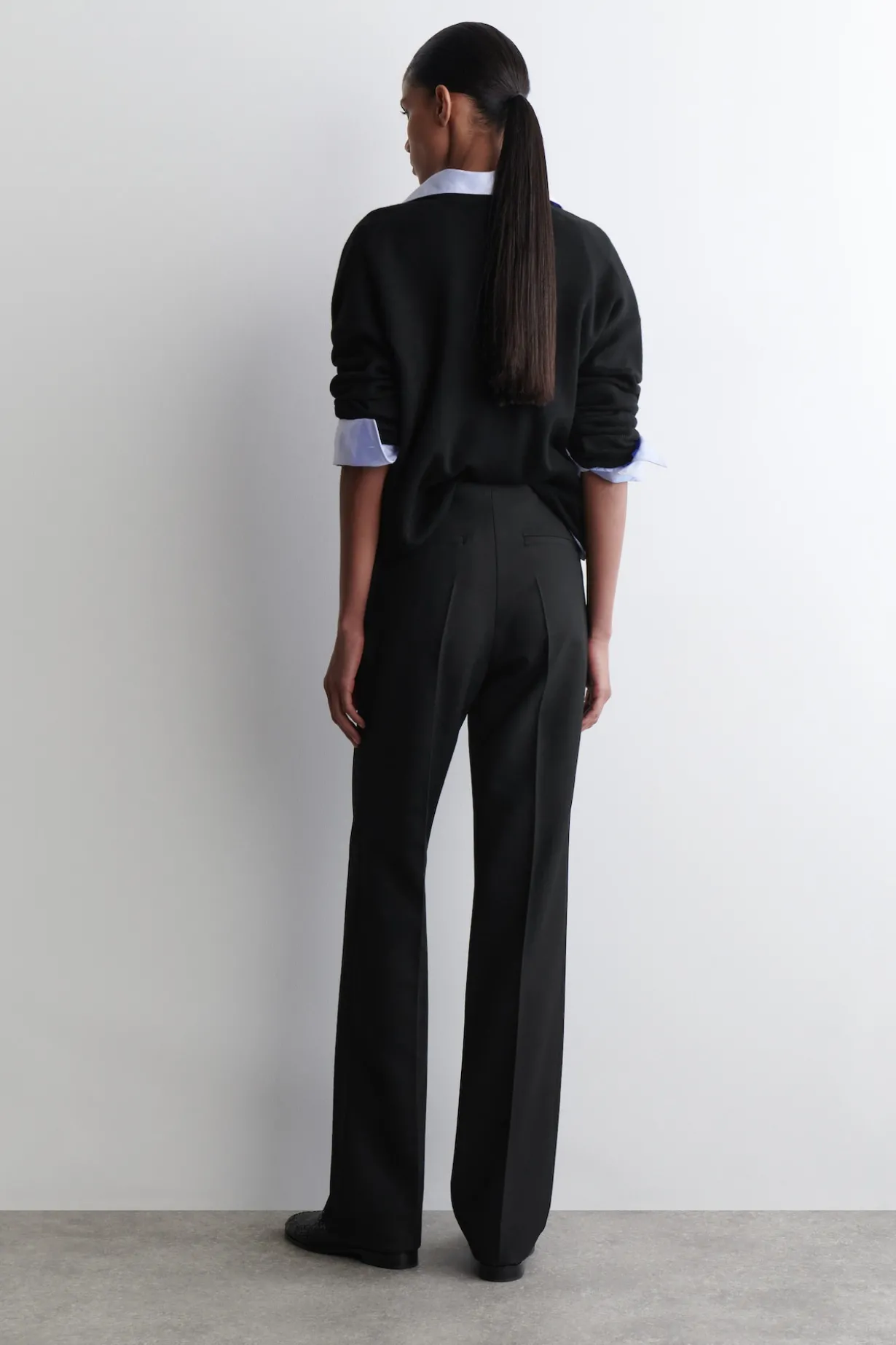 ELEGANTE HOSE AUS WOLL-MIX