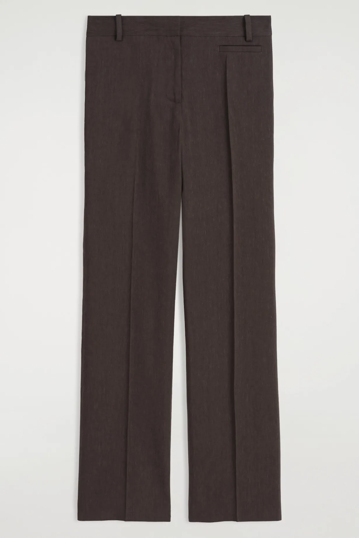 ELEGANTE LEINENHOSE MIT GERADEM BEIN
