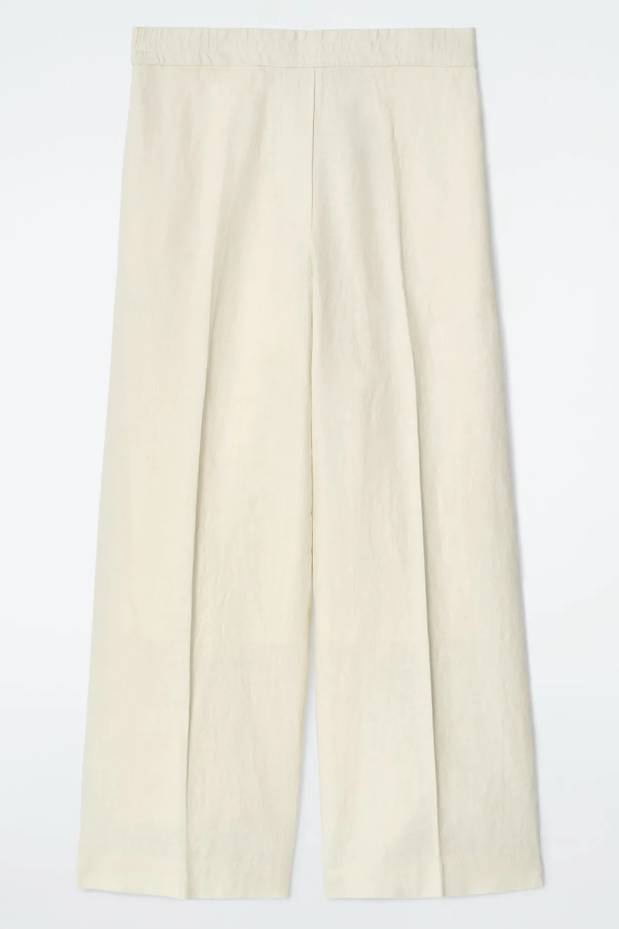 ELEGANTE LEINENHOSE MIT GERADEM BEIN
