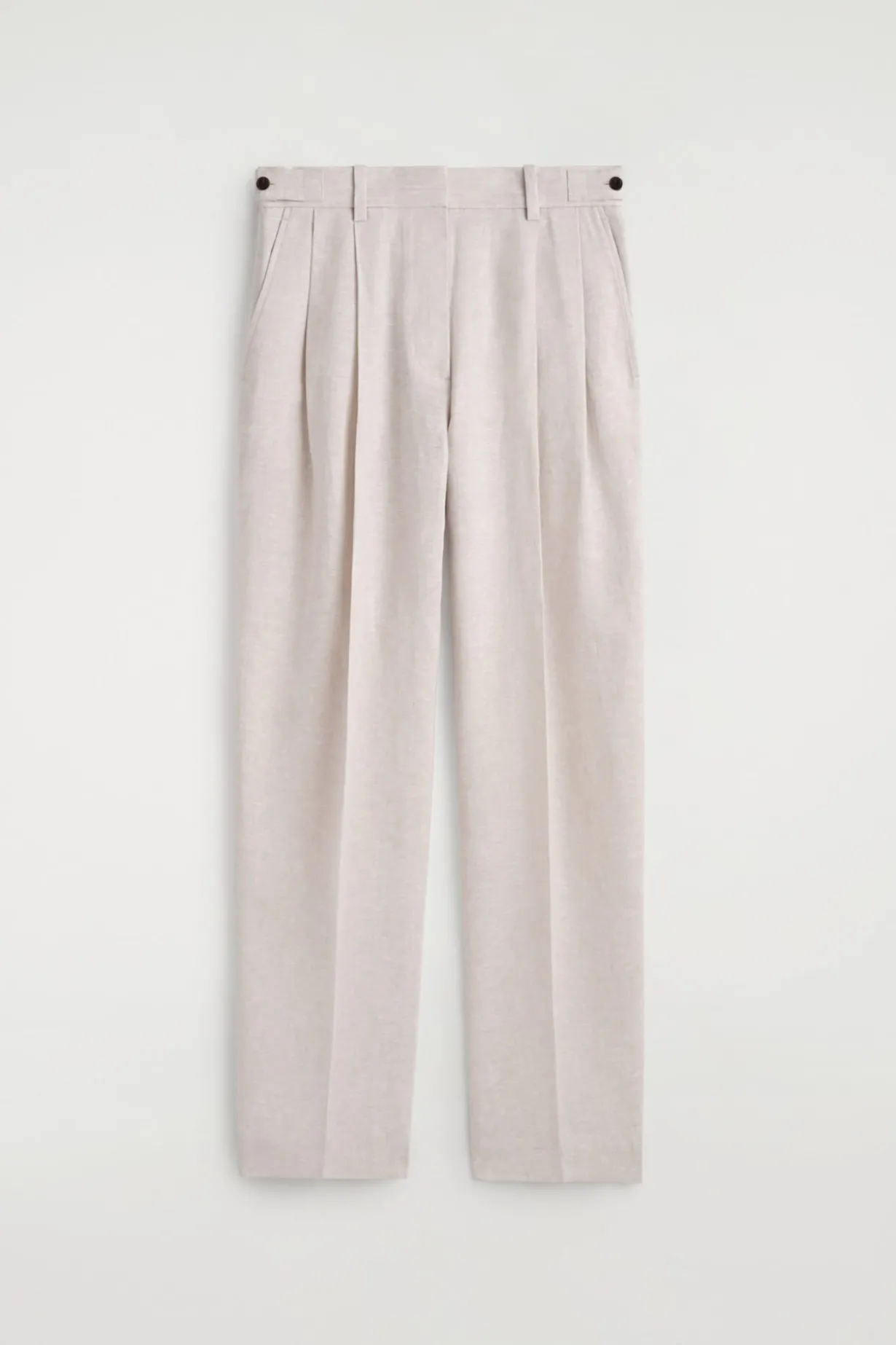 ELEGANTE TULPENHOSE AUS LEINEN
