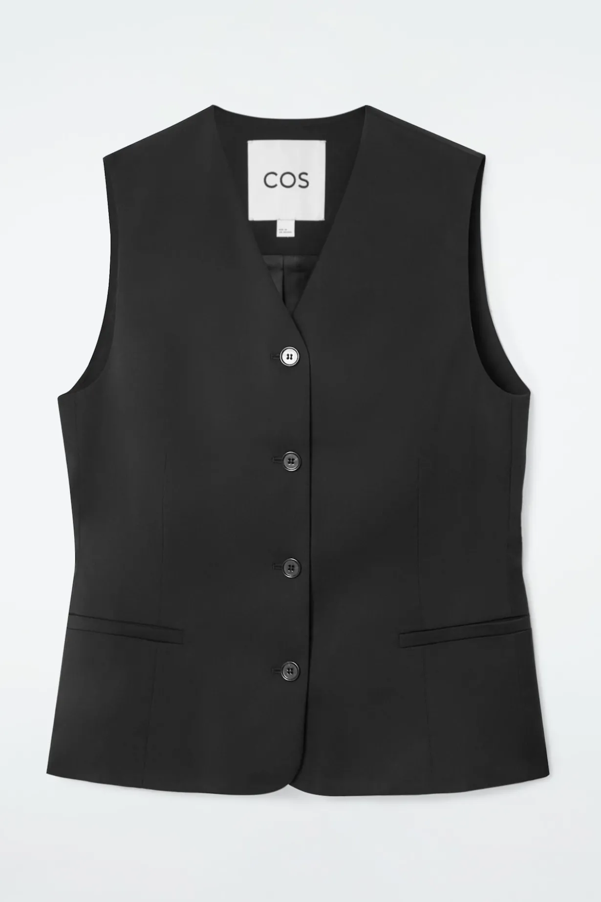 ELEGANTE WESTE AUS WOLLE