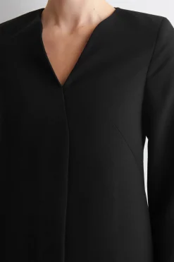 ELEGANTES MINIKLEID AUS WOLL-MIX