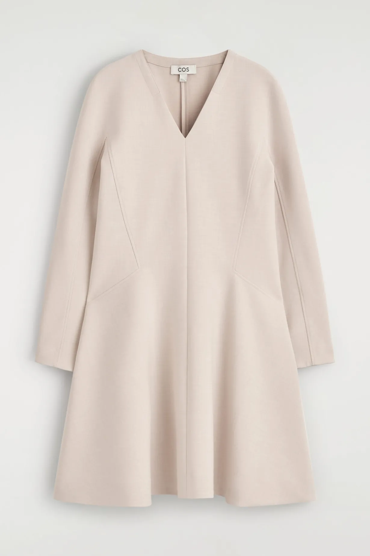 ELEGANTES MINIKLEID MIT V-AUSSCHNITT