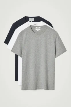 3ER-PACK T-SHIRTS AUS BAUMWOLLE