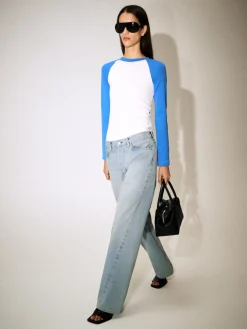 FACADE JEANS MIT GERADEM BEIN