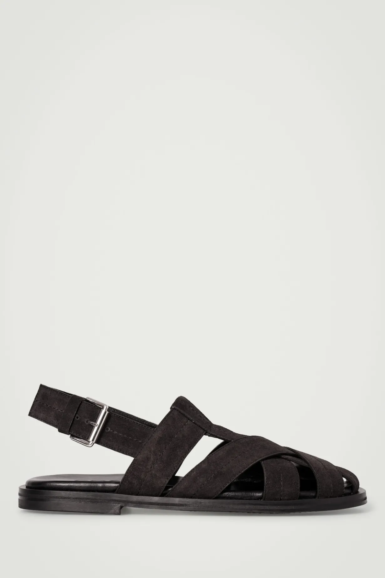 FISHERMAN-SANDALEN AUS VELOURSLEDER