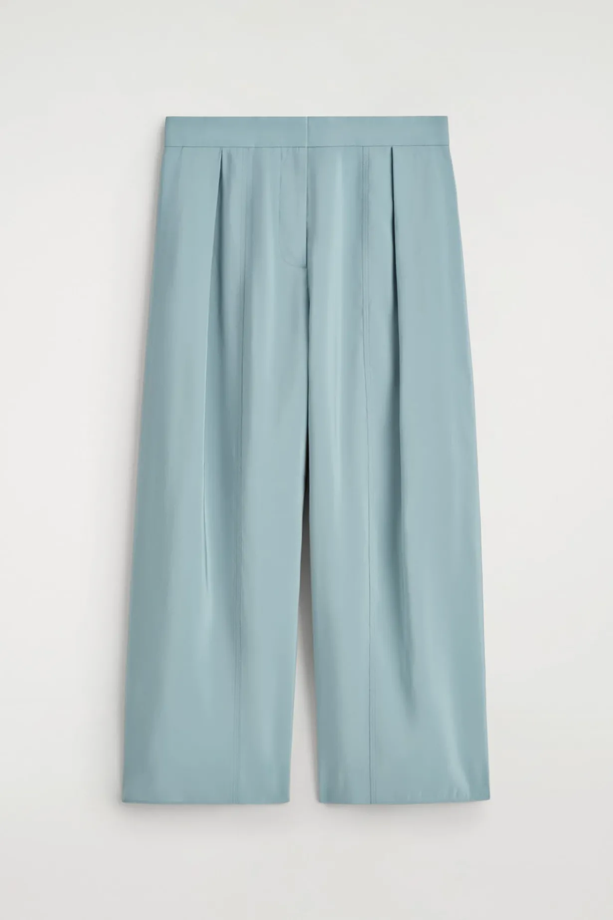 FLIEßENDE CULOTTES MIT FALTEN