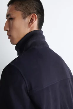 FLIEGERJACKE AUS VELOURSLEDER