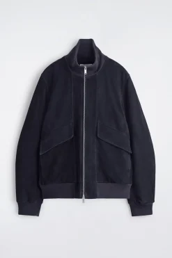 FLIEGERJACKE AUS VELOURSLEDER