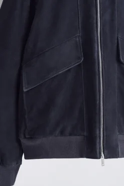 FLIEGERJACKE AUS VELOURSLEDER