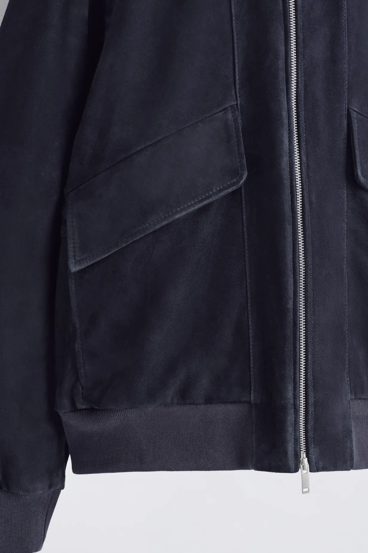 FLIEGERJACKE AUS VELOURSLEDER