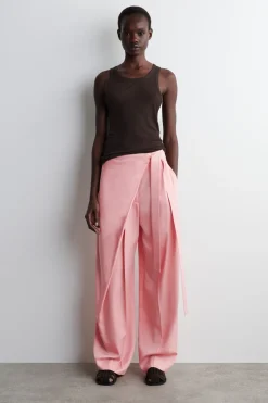 FLIESSENDE HOSE MIT WICKELFRONT