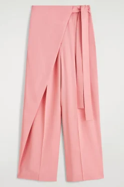 FLIESSENDE HOSE MIT WICKELFRONT