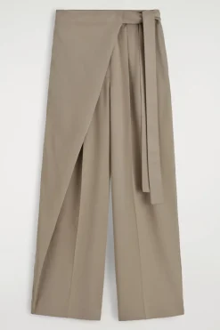 FLIESSENDE HOSE MIT WICKELFRONT