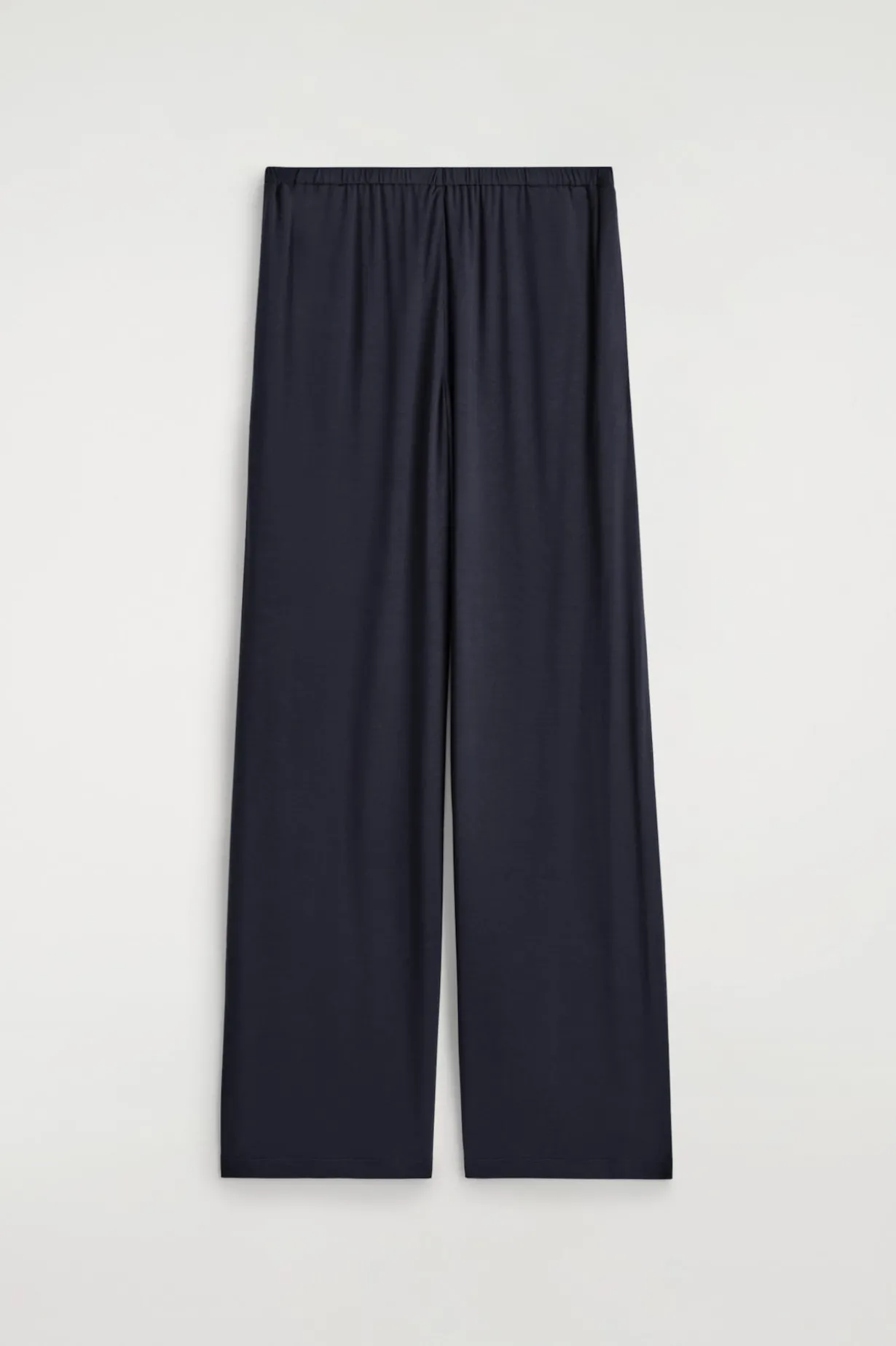 FLIESSENDE JERSEYHOSE MIT WEITEM BEIN