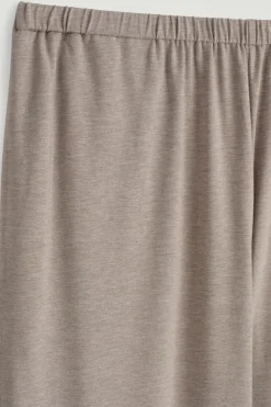 FLIESSENDE JERSEYHOSE MIT WEITEM BEIN