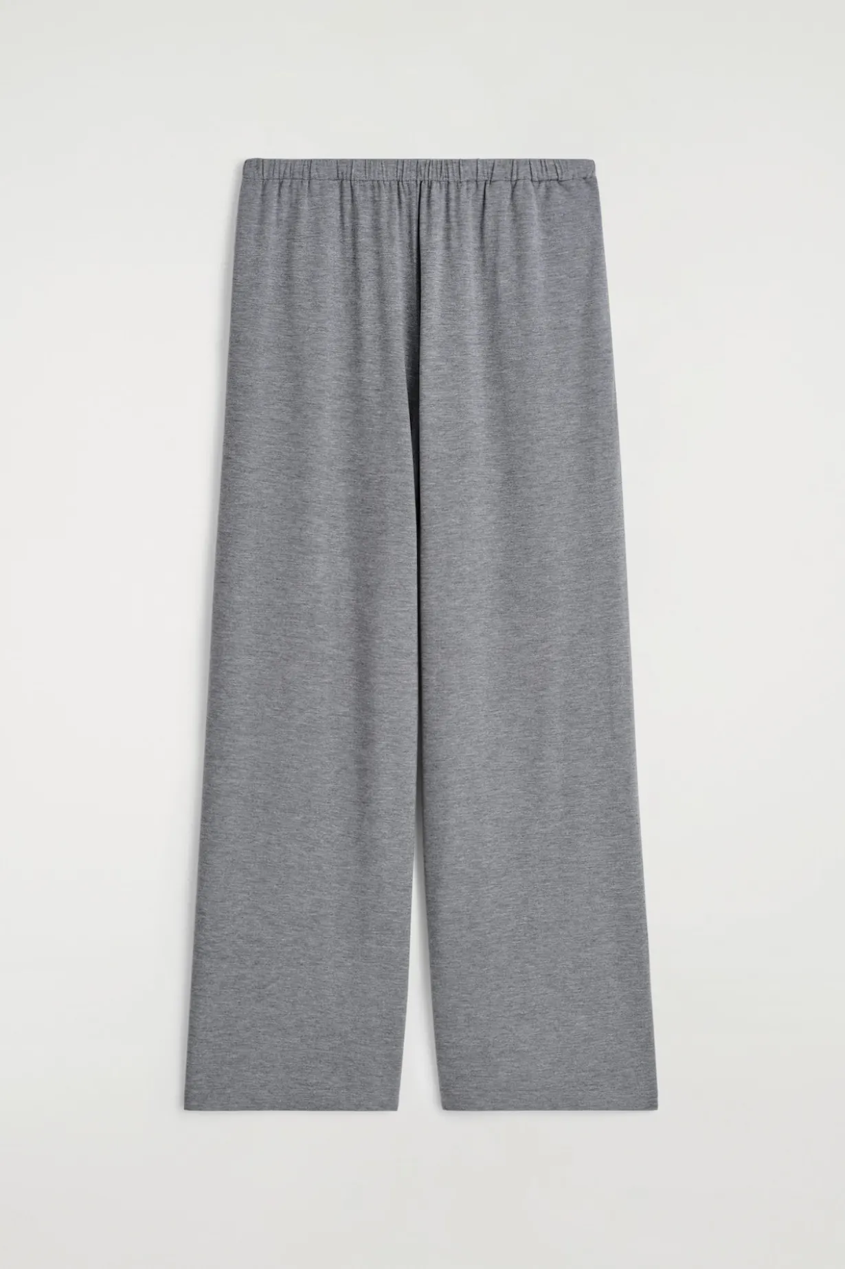 FLIESSENDE JERSEYHOSE MIT WEITEM BEIN