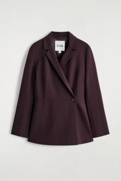 FLIESSENDER BLAZER MIT WICKELFRONT