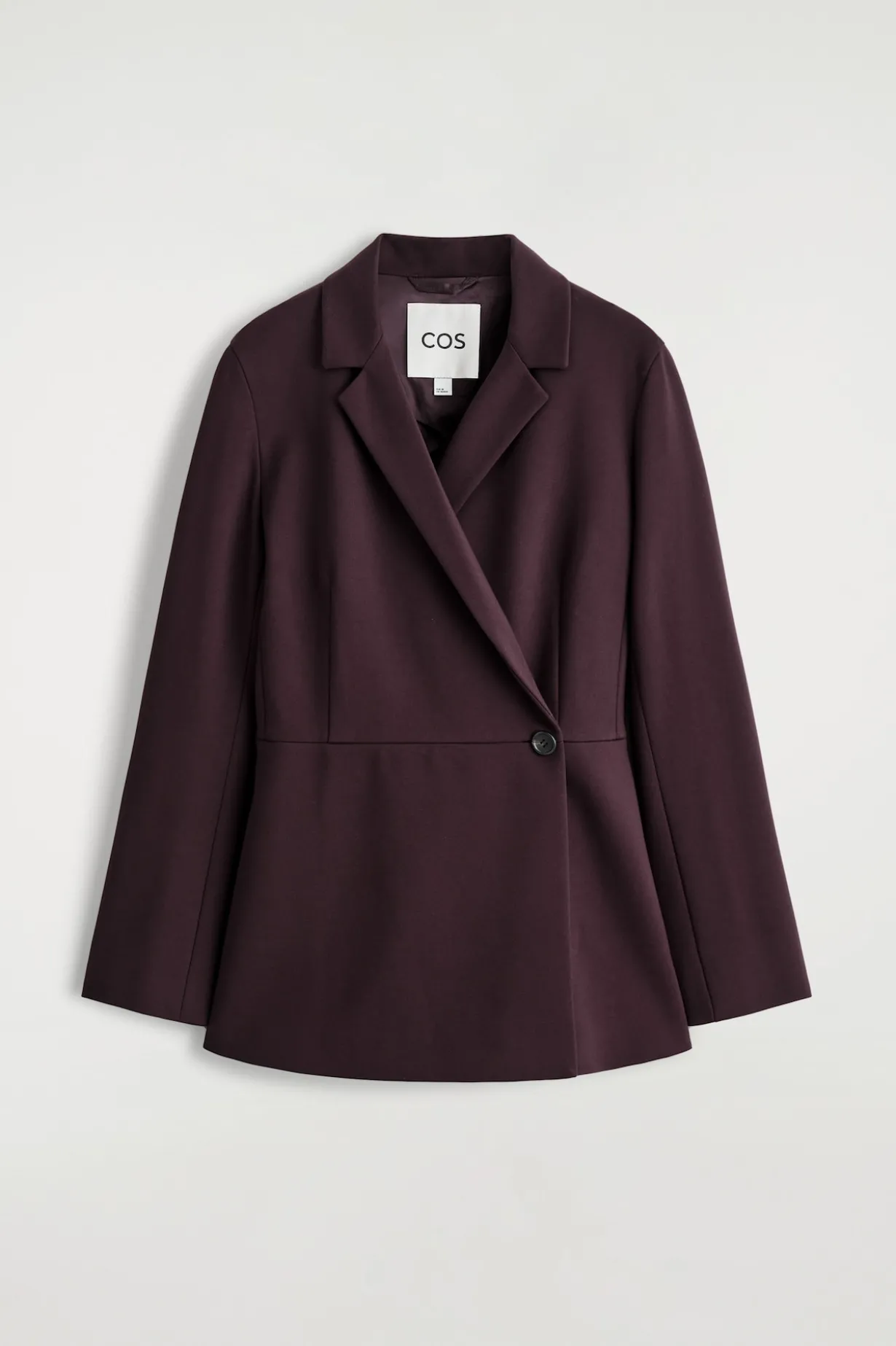 FLIESSENDER BLAZER MIT WICKELFRONT