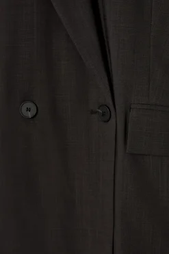 FLIESSENDER DOPPELREIHIGER WOLLBLAZER