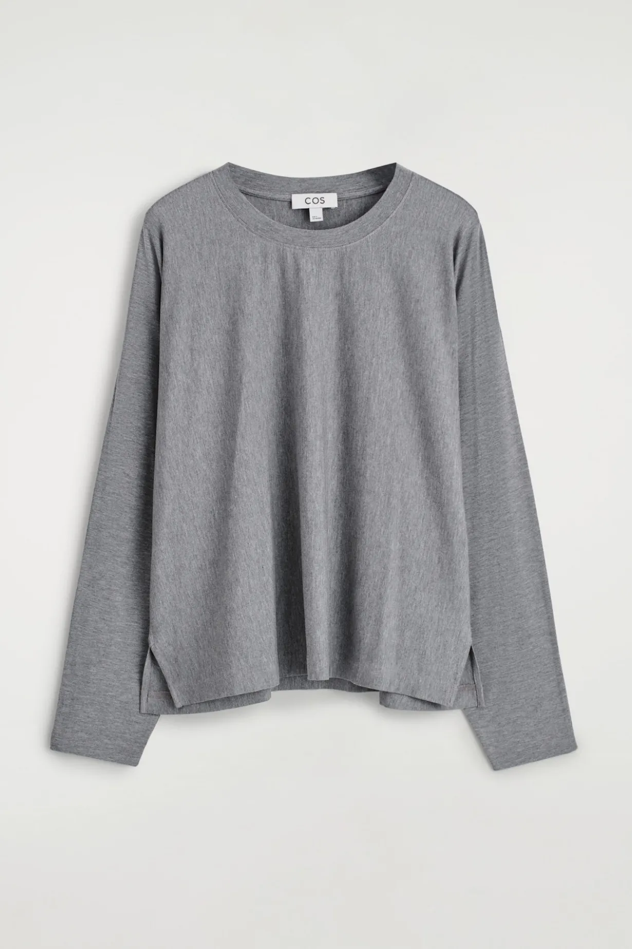 FLIESSENDES LANGARMSHIRT AUS JERSEY
