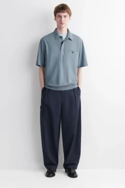 FLIESSENDES POLOHEMD AUS JERSEY