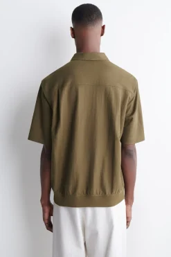 FLIESSENDES POLOHEMD AUS JERSEY
