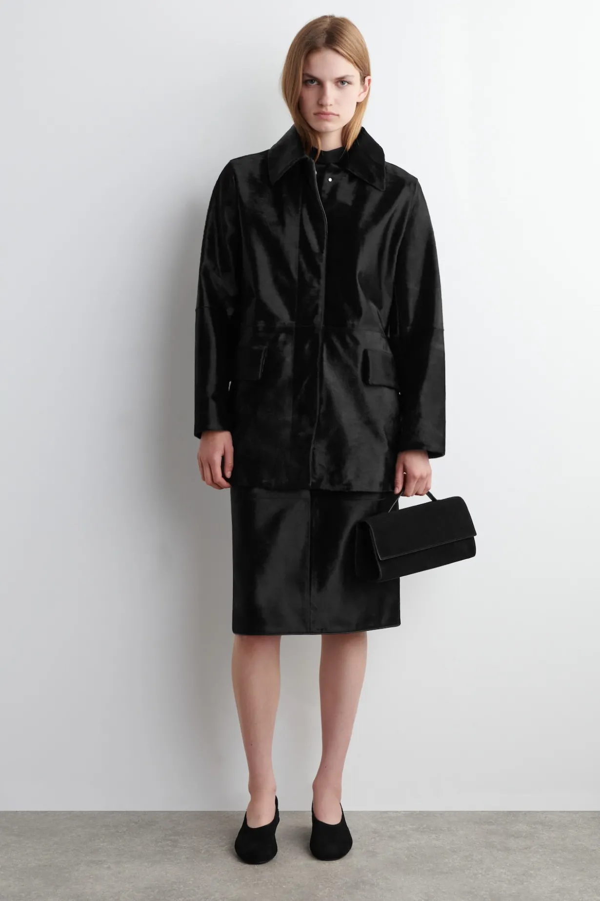 GALLERY CLUTCH – VELOURSLEDER