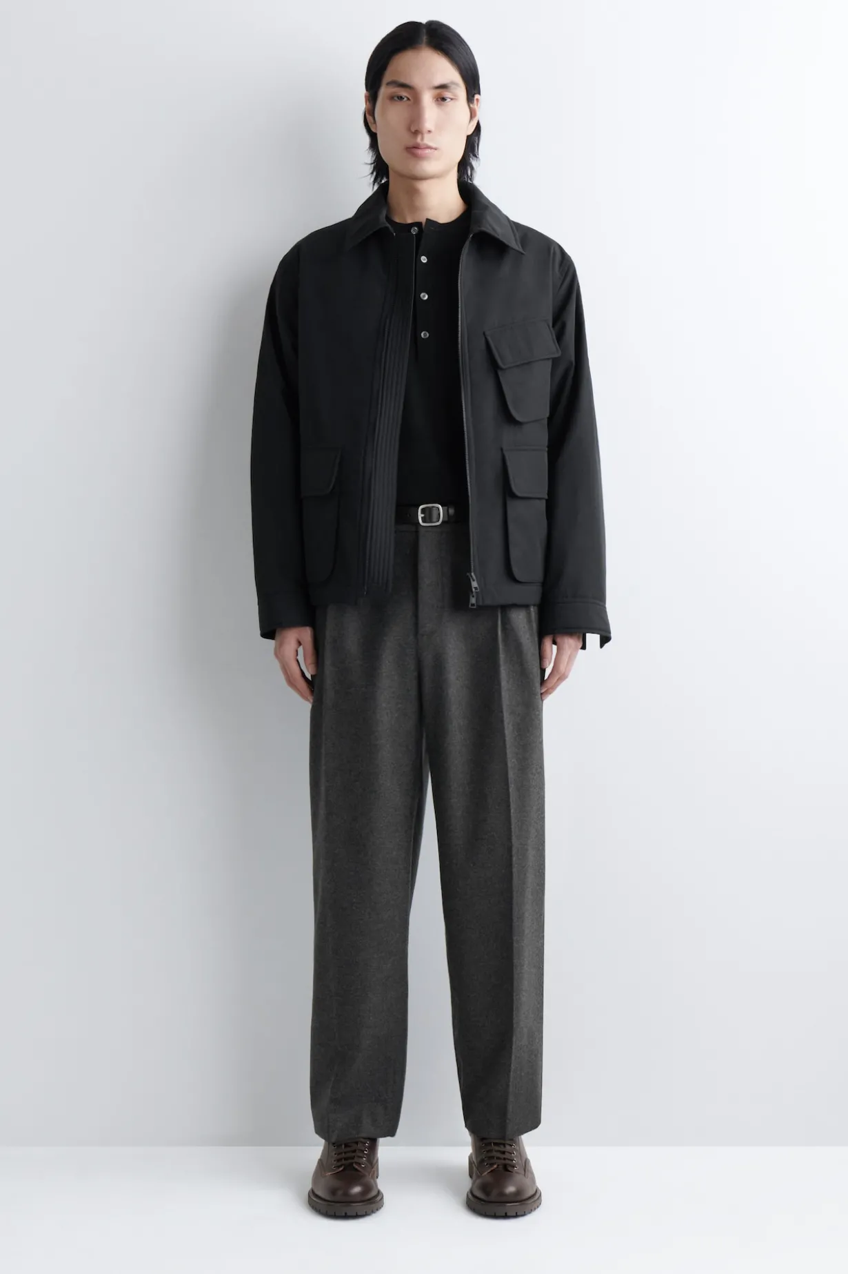 GEFÜTTERTE UTILITY-JACKE AUS NYLON